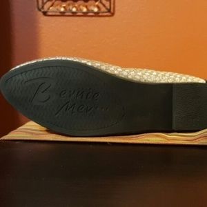 Bernie Mev Nude Metallic Flats